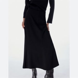 Zara black midi skirt sz.S